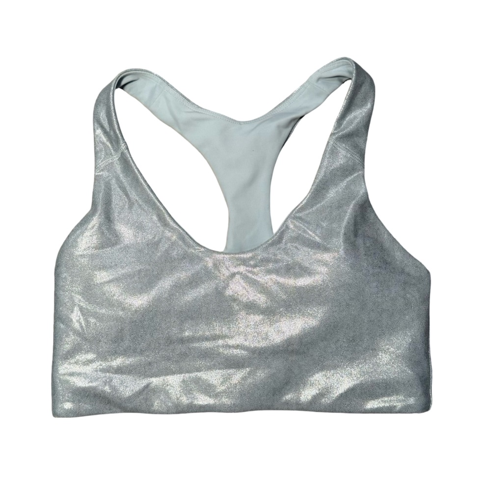 Silver Sparkle Old Navy Sports Bra